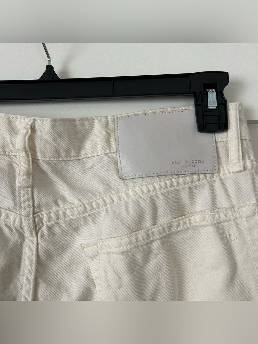 Rag & Bone Logan Mid-Rise Wide Leg in Ecru Size 27 - Picture 8 of 16